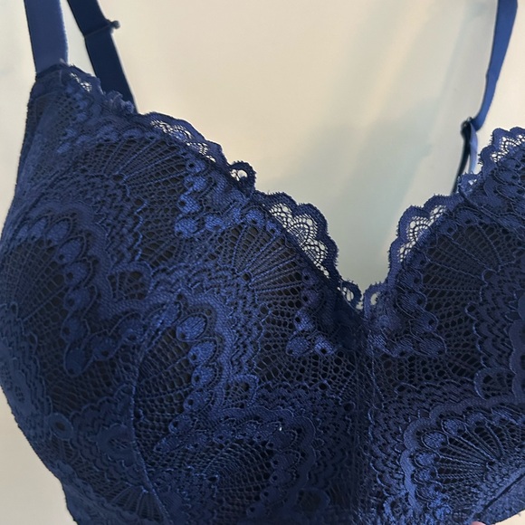 CAMIÓ MÍO • Sapphire Full Coverage Lace Wirefree Bra • 34DD • - Picture 6 of 8